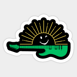 music is life, music,rock,musical,music love,smile with music,sunset with music,guitar,piano,music t-shirt T-Shirt Sticker